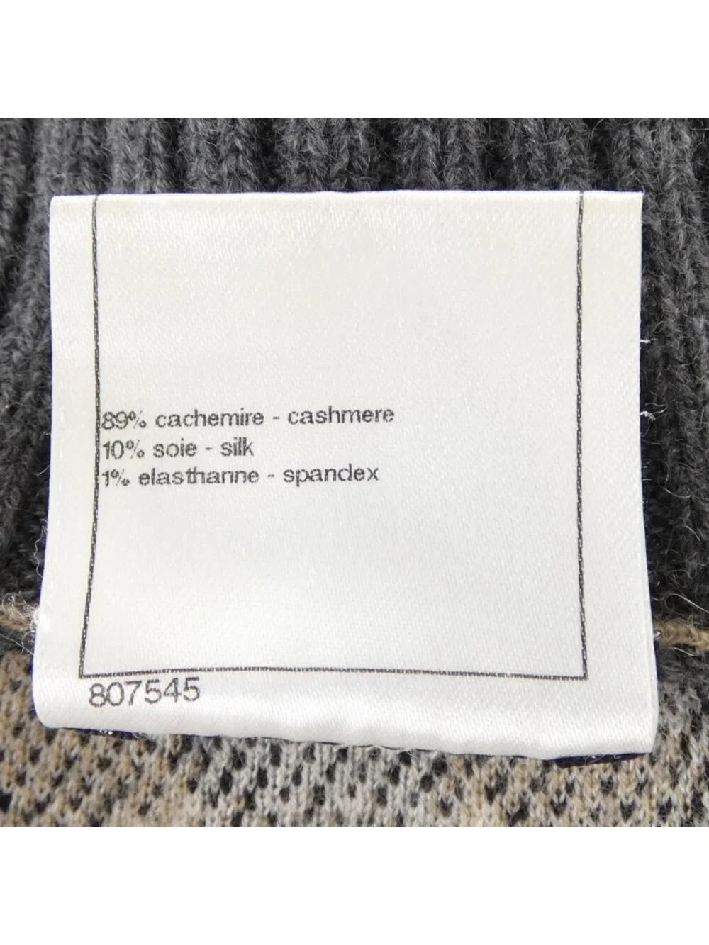 Chanel Knit Sweater Black